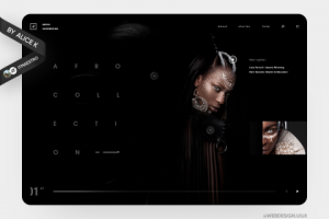 Британский конкурс стилистов — дизайн сайта UX/UI