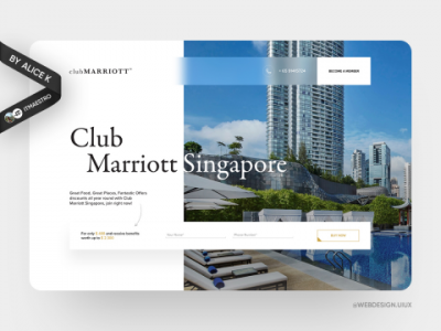 Marriott — редизайн сайта UX/UI