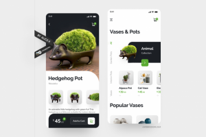 Приложение магазин декора для дома — дизайн для iOS и Android