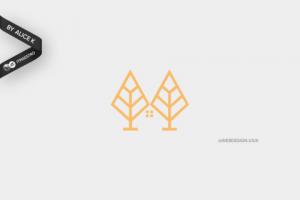 Загородный комплекс — дизайн логотипа