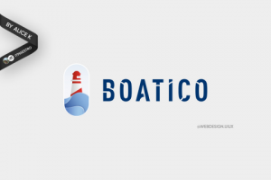 Платформа аренды яхт — дизайн логотипа