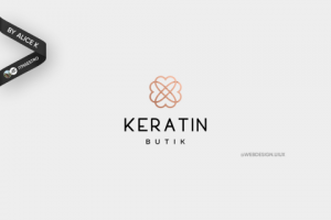 Магазин косметики для волос — дизайн логотипа