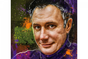 В стиле гранж. Рисование портрета по фото в PS