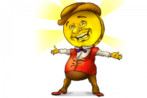 Персонаж "ГОСПОДИН МОНЕТКА"