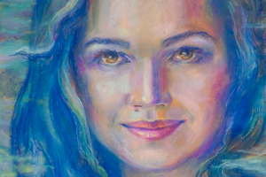 Пастель, крафт-бумага. Портрет по фото