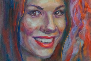 Пастель, крафт-бумага. Портрет по фото