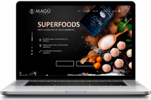Разработка мнагостраничника для Magu Foods