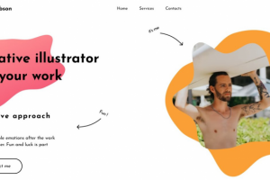 Сайт-портфолио для клиента