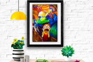 Картина "Rick and Morty"