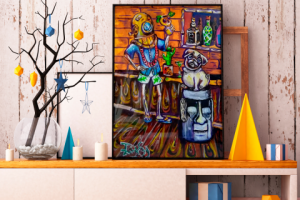 Картина "Ситуация в баре"