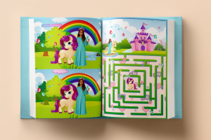 Иллюстрации, игры для книги