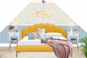 Дизайн интерьера спальной комнаты отдыха в бане