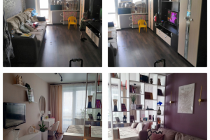 Переделка основной комнаты в квартире (флиппинг)