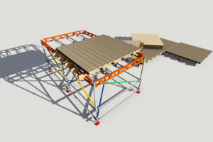 Элемент конструкции Пляжного комплекса