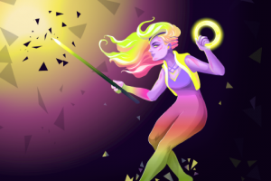 Супергерой-иллюстратор для марафона