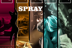 Обложка к EP альбому Spray "СИНИМ"