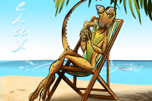 Игуана Лаки Relax