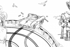 Коллаж эскизов работ