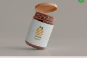 Логотип для магазина веганского мёда