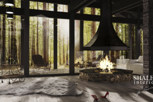 Интерьер в стиле шале