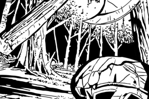 Арт созданный под комикс.