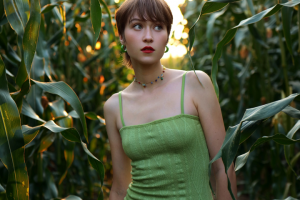 Фотосессия в кукурузном поле