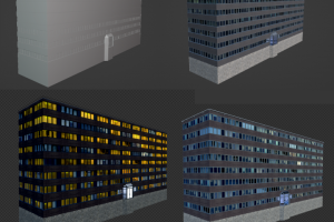 3д-модель здания