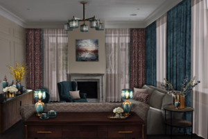 Визуализация текстильного оформления интерьера