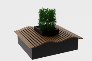 Моделирование парковой скамейки