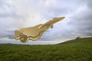 Модель СУ-57 из фанеры