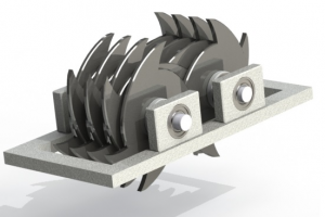 Шредер картона. Узел ножевой