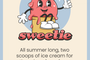 Разработка логотипа маскота для магазина мороженого