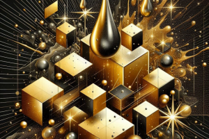 абстрактный постер