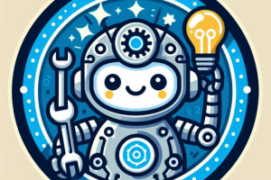 Логотип для Телеграм канала "Роботы-просто"