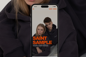 Сайт для SAINT SAMPLE