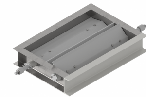 Клапан двух створчатый сварной