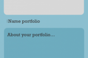 UX/UI дизайн для мобильного приложения "Мое Портфолио"