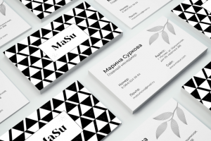 Визитка для менеджера "MaSu"