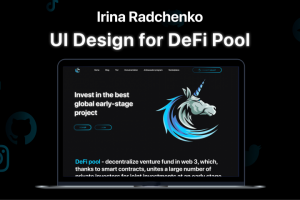 Разработка UI дизайна для DeFi Pool
