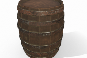 Old Wooden Barrel