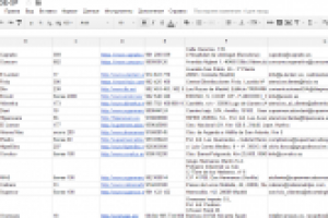 Сбор контактов сетей продуктовых супермаркетов 3 стран (2)