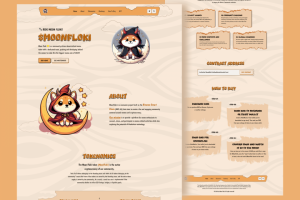 MoonFloki Crypto | Сайт + Дизайн