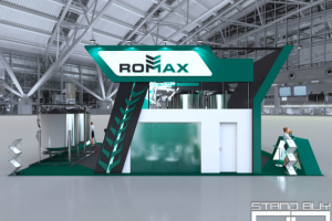 Выставочный стенд компании Romax