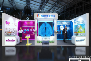 Выставочный стенд компании Новартис