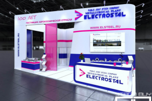 Выставочный стенд металлургического завода Электросталь