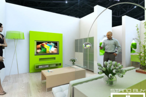 Выставочная экспозиция компании Schneider Electric