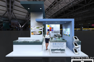 Выставочный стенд компаний Metalac и Orivel