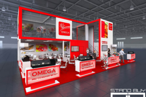 Выставочный стенд группы компаний Омега