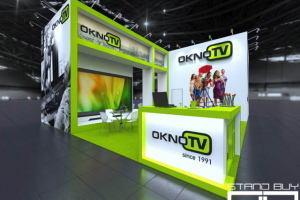 Выставочный стенд компании Окно ТВ