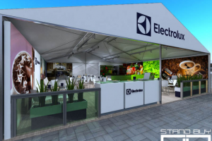 Выставочный стенд компании Electrolux